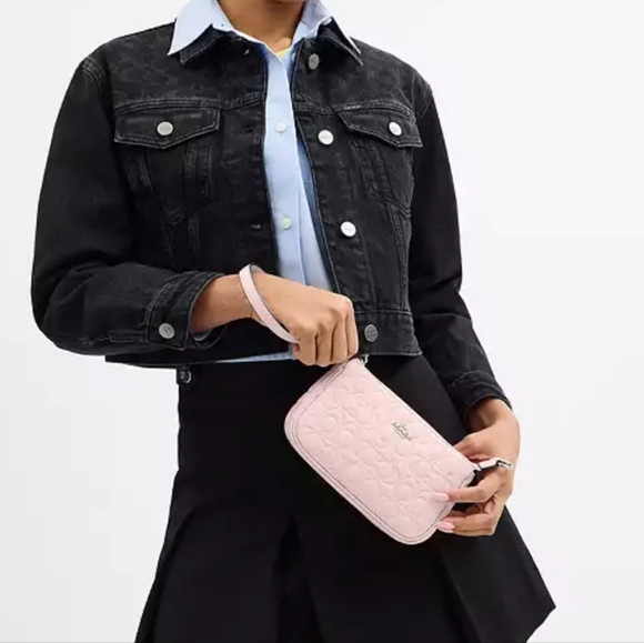 New! Nolita 19 in Signature Leather Silver/Blush (Minibag 😍) 7.5x4.5x2" - Picture 5 of 5